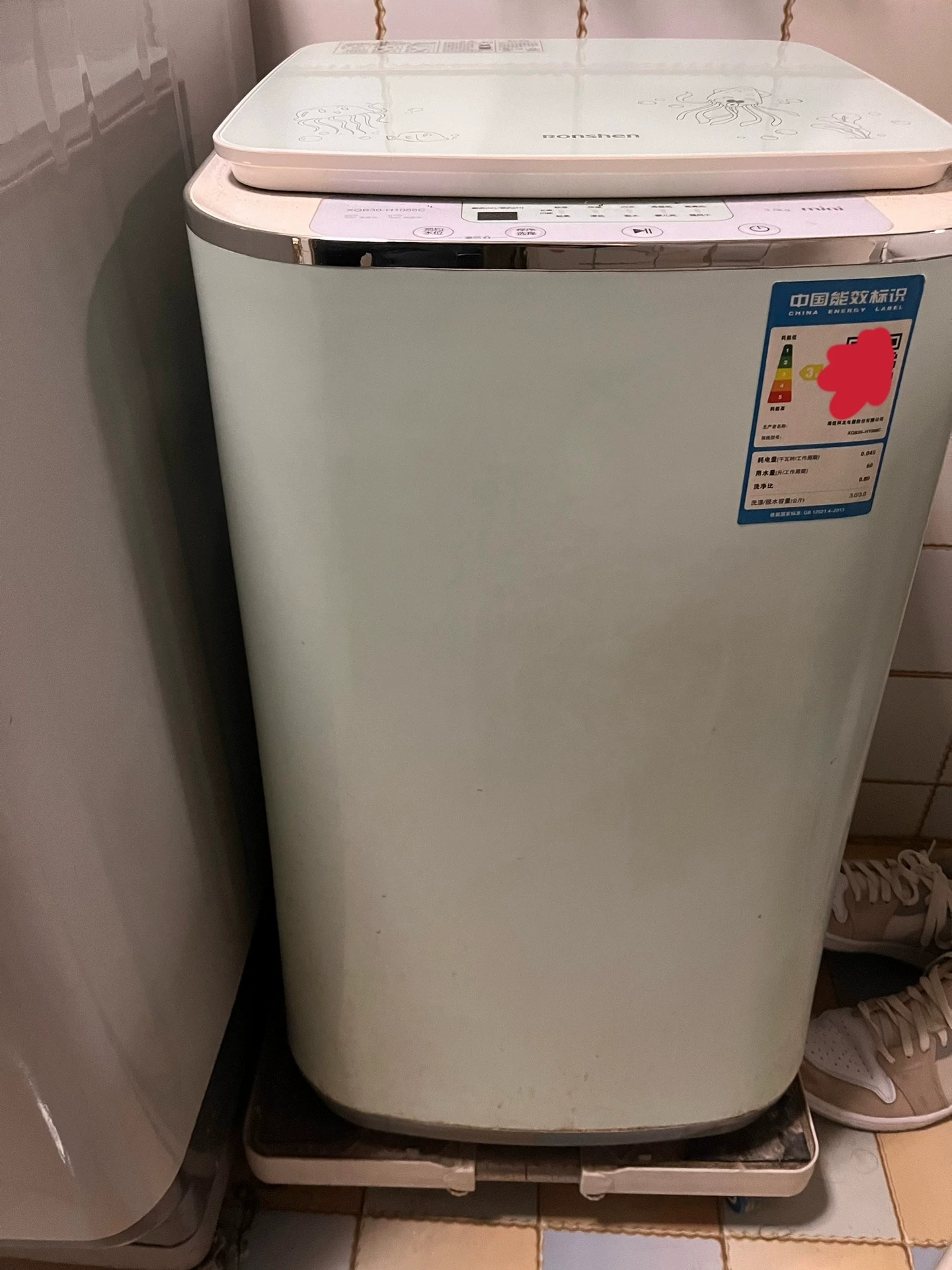 个人二手闲置容声洗衣机，自从买了以后，基本没用过，支持高